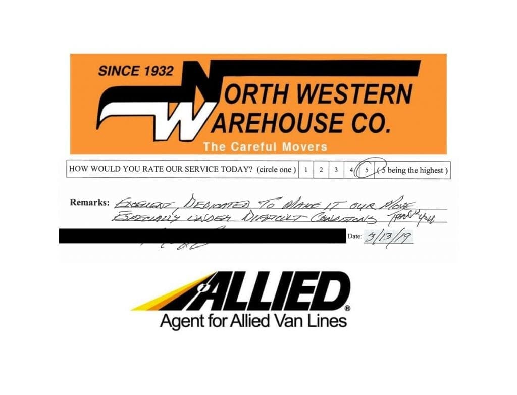 Review - Northwestern Warehouse - Allied Van Lines