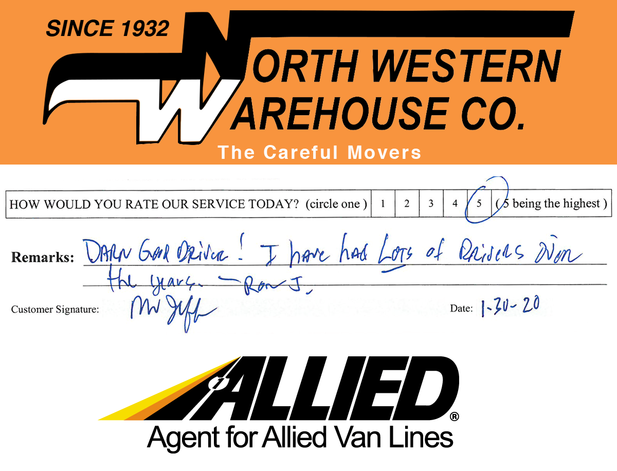 North Western Warehouse Allied Movers Review